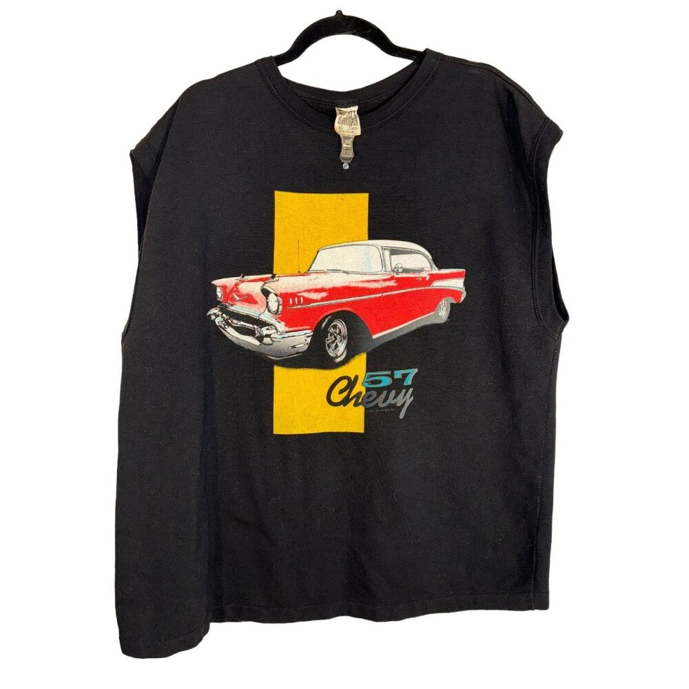 Vintage 57 Chevy Shirt Hot Rod Greaser 1957 Chevrolet Bel Air